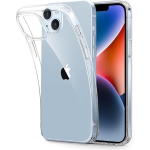 Funda ESR para iPhone 14 Plus, Carcasa Delgada de Silicona Antigolpes, Estuche Transparente de TPU, Resistente al Amarilleamiento, Serie Project Zero, Transparente