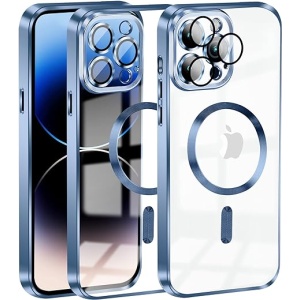 Funda Magnética KetteTech para iPhone 13 Pro MAX con Magsafe y Carga Inalámbrica, Carcasa Delgada de Silicona Suave con Protección de Grado Militar [Cubierta para Cámara], Color...