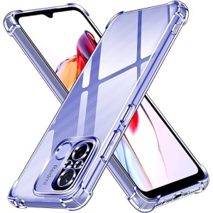 Funda protectora transparente para Xiaomi Redmi 12C - iVoler con esquinas acolchadas para protección contra golpes, cubierta delgada de silicona TPU suave anti-choques