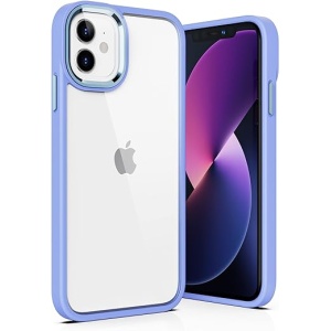 Funda ULAK para iPhone 11, Protector resistente contra impactos con parachoques, Carcasa de protección suave de TPU para Apple iPhone 11 - Color Morado