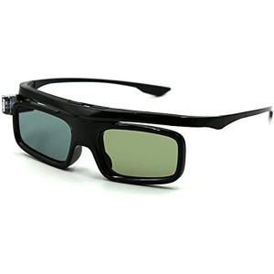 Gafas 3D Recargables con Obturador Activo, Universales para Proyectores 3D DLP-Link de Marcas como Acer, BenQ, Optoma, Viewsonic, Philips, LG, Infocus, NEC, Jmgo, Vivitek y Cocar