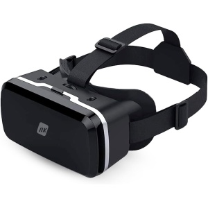 Gafas 3D VR para Smartphone NK - Realidad Virtual Inteligente para Smartphone de 4.7" a 6.53", Ángulo de Visión de 90-100 Grados, Giro 360º, Ajuste de Objetivo y Pupila