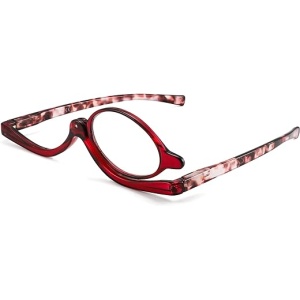 Gafas de Lectura con Lupa Abatibles JM para Mujeres, Ideales para Maquillaje y Cosméticos