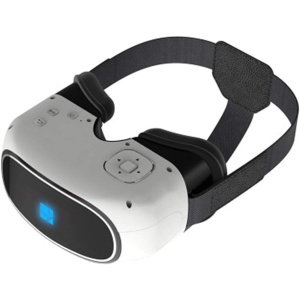 Gafas de Realidad Virtual 3D VR, Dispositivo Panorámico con Botón de Ajuste para la Cabeza y Gafas Virtuales 3D Todo en Uno