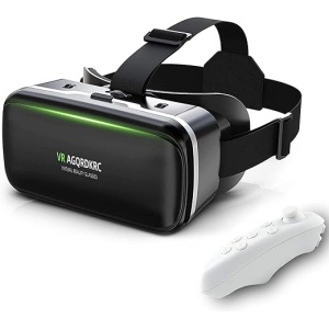 Gafas de Realidad Virtual LuBanSir (Nuevas) 3D para Disfrutar de Juegos y Videos, Compatible con Smartphones de 5 a 7 Pulgadas, Amplia Compatibilidad con Android/iPhone (con