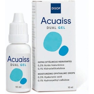 Gel dual de Ácido Hialurónico para combatir la sequedad ocular moderada a severa. Presentación multidosis de 10 ml