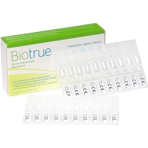 Gotas hidratantes Biotrue® - Alivia la sequedad ocular y proporciona frescura - Envase de 30 monodosis de 0,5 ml