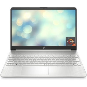HP 15s-eq2171ns - Ordenador portátil de 15.6" Full HD con AMD Ryzen 7 5700U, 16GB de RAM, 1TB de SSD, Gráficos AMD Radeon, sin Sistema Operativo, color Plata - Teclado en...