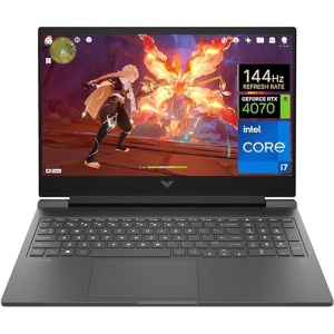 HP Victus 16-r1006ns - Laptop Gaming de 16.1" (Intel Core i7-14700HX, 32GB RAM, 1TB SSD, Gráficos NVIDIA GeForce RTX 4070, Sin Sistema Operativo) Negro - Layout de Teclado