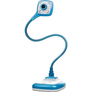 HUE HD Pro: Cámara de Documentos y Visualizador USB para Enseñanza y Videoconferencias (Color Azul)