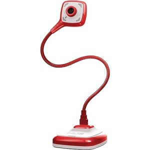 HUE HD Pro: Cámara USB y Visualizador de Documentos para la Enseñanza y Videoconferencias (color Rojo)