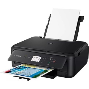 Impresora Multifunción Canon Pixma TS5150 3 en 1 con Sistema de Inyección de Tinta, WiFi, Impresión, Escaneo y Copiado, Impresión Automática a Doble Cara y Alimentación de Papel