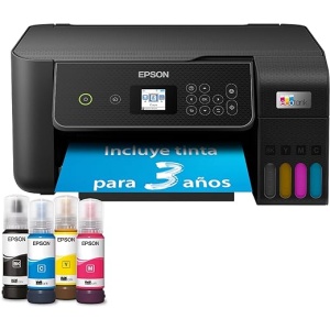 Imprime, escanea y copia con la impresora EcoTank ET-2870 A4, con depósito de tinta, Wi-Fi y 3 años de tinta incluida