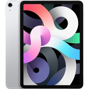 iPad Air 10.9 de Apple (4.ª Generación) 64GB Wi-Fi + Cellular - Color Plata - Desbloqueado (Renovado)