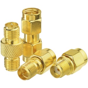 Kit de Adaptador de Antena WiFi SMA a RP-SMA 4 en 1 para Tarjetas WiFi PCI, Enrutadores Inalámbricos y Dispositivos Bluetooth ZigBee