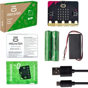 Kit de inicio KEYESTUDIO BBC Micro:bit V2.2 con Placa de Desarrollo Micro bit V2 para codificar y programar