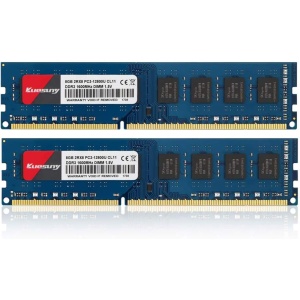 Kuesuny - Kit de Memoria RAM de 16 GB (2 x 8 GB), DDR3 1600 MHz Udimm PC3-12800U 1.5V CL11 240 Pines 2RX8 Dual Rank Non-ECC para PC de Escritorio