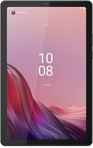 Lenovo Tab M9 - Tableta táctil de 9 Pulgadas HD con MediaTek Helio G80, 8 Núcleos, 3 GB de RAM, 32 GB eMMC, Android 12, WiFi+Bluetooth, Funda Transparente en color Gris