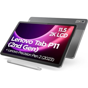 Lenovo Tab P11 (2ª Generación) - Tableta de 11.5" 2K (MediaTek Helio G99, 4GB de RAM, 128GB expandibles hasta 1 TB, 4 Altavoces, WiFi6E + Bluetooth, Android 12L) Precision Pen 2...