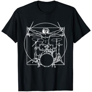 Leonardo Da Vinci - Camiseta de regalo para bateristas