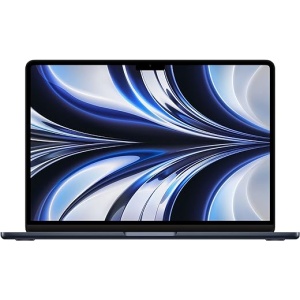 MacBook Air 2022 con Chip M2, Pantalla Liquid Retina de 13,6 Pulgadas, 8GB de RAM, 256 GB de Almacenamiento SSD, Teclado retroiluminado - Negro Noche