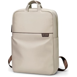Maletín Portátil para Mujer de 15.6 Pulgadas GOLF SUPAGS, Mochila Antirrobo con Compartimento para Computadora para Uso Escolar, de Cabina, Viajes y Trabajo en Albaricoque