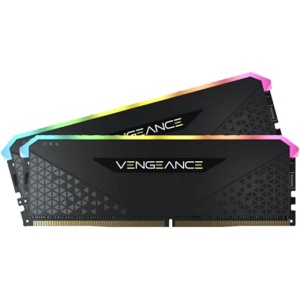 Memoria de escritorio Corsair Vengeance RGB RS 16 GB (2 x 8 GB), DDR4 C16 3200 MHz con iluminación dinámica, latencias optimizadas y compatibilidad con procesadores Intel y AMD