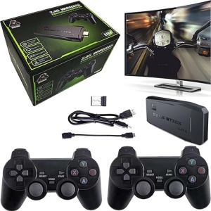 Mini Arcade Consola de Juegos Retro para Dos Personas con Más de 20000 Juegos Integrados, HDMI 4K, 128G, Controladores Inalámbricos 2.4G