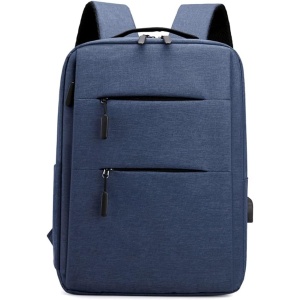 Mochila antirrobo para Mujer y Hombre con Espacio para Ordenador portátil, Color Azul, Tamaño L