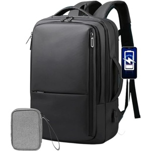 Mochila de trabajo unisex SACKTORLEX, portátil, antirrobo e impermeable para laptop de 17 pulgadas, ideal para viajes de negocios y uso diario