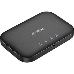 Modem móvil 4G, LTE (Cat.7), WiFi, Alcatel Link Zone, hotspot para hasta 32 usuarios, batería de 2150mAh, color negro [Italia]