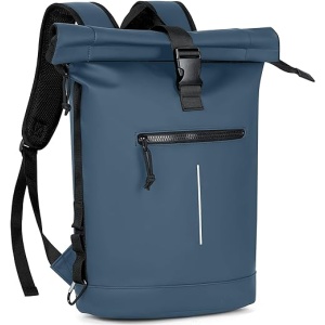 Moderna Mochila Enrollable Unisex Lekeinchi, Resistente al Agua, Espaciosa para Portátil de 17 pulgadas, Ideal para Viajes, Trabajo y Uso Diario