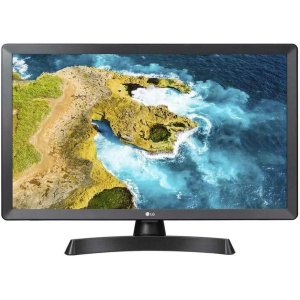 Monitor Smart TV LG 24TQ510S-PZ de 24'' HD con amplio ángulo de visión, LED de alta calidad de color, WebOS22, Asistentes de Voz (ThinQ, Google y ALEXA), compatible con...