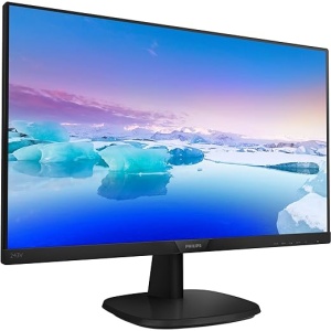 Monitores Philips - Monitor 243V7QDSB/00 de 24", Full HD, 75Hz, IPS, Sin parpadeo, (1920x1080, 250cd/m² VESA, DSUB, HDMI), Color Negro
