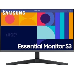 Monsitor SAMSUNG LS27C332GAUXEN S3 (S33GC) 27" con tecnología de Panel IPS, 100Hz de tasa de refresco, AMD FreeSync, Modo Juego, Modo Eye Saver y Menor Parpadeo, en color Negro