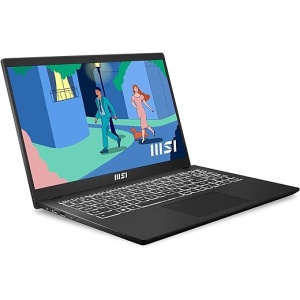 MSI Modern 15 B7M-039XES - Portátil Ligero de 15.6" FHD (Ryzen 5 7530U, 8GB RAM, 512GB SSD, Gráficos AMD Radeon, Sin SO) Negro Clásico - Teclado QWERTY