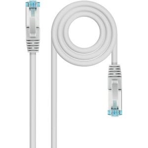 Nanocable 10.20.1720 - Cable de Red Cat.7 600MHz LSZH SFTP PIMF AWG26, Color Gris, 20 metros