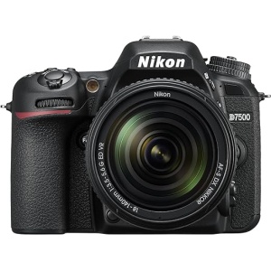 Nikkon D7500 - Cámara digital réflex de 20.9 Mp (pantalla LCD 3.2 pulgadas, 4K/UHD, SnapBridge, Bluetooth, Wifi) color negro - conjunto con lente AF-S DX 18-140 mm f/3.5-5.6G ED VR