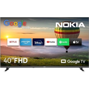 NOKIA 40 Pulgadas (101 cm) Google TV FHD (WiFi, Triple Sintonizador DVB-C/S2/T2, Asistente de Google, YouTube, Netflix, DAZN, Prime Video, Disney+) – FN40GE320 - 2023