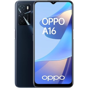 OPPO A16 en color negro cristal de 4GB / 64GB