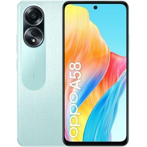 OPPO A58 Verde con 6GB de RAM y 128GB de almacenamiento