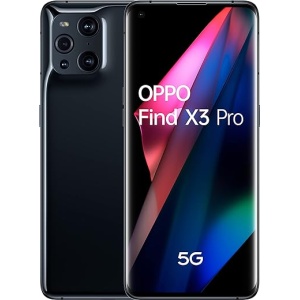 OPPO Find X3 Pro 5G - Smartphone desbloqueado, 12GB+256GB, Cámara cuádruple 50+50+13+3 MP, Android, Batería de 4500mAh, Carga Rápida de 65W, Doble SIM - Color Negro
