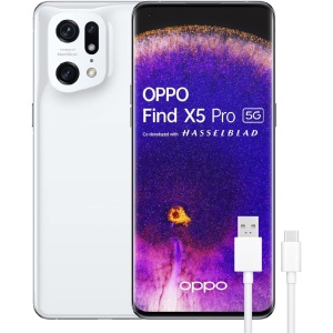OPPO Find X5 Pro 5G - Teléfono inteligente de 256GB, 12GB RAM, Dual SIM, Pantalla de 6,7”, Cámara de 50MP+50MP+13MP, Grabación de vídeo 4K en modo nocturno, Batería de 5000mAh,...