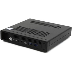 Ordenador de sobremesa Mini PC HP EliteDesk 800 G2 Desktop Mini USDT Intel Quad Core i5, disco duro de 256 GB SSD, memoria de 8 GB, Windows 10 Pro MAR, Ultra Slim (reacondicionado)