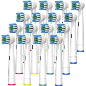 Pack de 16 Cabezales de Repuesto Compatibles con Cepillos de Dientes Oral-B de FIRIK