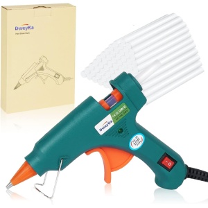 Pistola de Silicona Dweyka 20W con 75 Barras de Pegamento, Kit de Arte y Bricolaje para la Escuela con Calentamiento Rápido, Ideal para