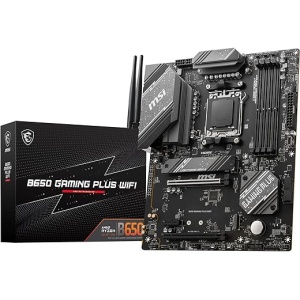 Placa Base Msi B650 Gaming Plus Wi-Fi - Compatible con Ryzen Serie 7000, AM5, DDR5 6400+MHz/OC, 2 x PCIe 4.0 x16, 2 x M.2 Gen4, Wi-Fi 6E, ATX