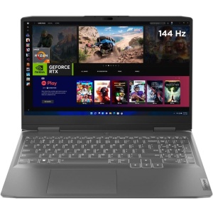Portátil gaming Lenovo LOQ, 15.6" FHD IPS 144Hz, AMD Ryzen 7 7840HS hasta 5.1GHz, GeForce RTX 4050, 64GB DDR5, 2TB PCle 4.0, Teclado retroiluminado, Wi-Fi 6, Webcam, RJ-45,...