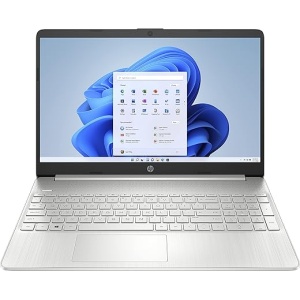 Portátil HP 15s-fq0044ns - 15.6" Full HD (Intel Celeron N4120, 8GB de RAM, 256GB SSD, Intel UHD Graphics 600, Windows 11 Home) Plata - Teclado QWERTY Español