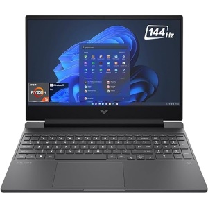 Portátil HP Victus para juegos, 15.6" FHD IPS 144Hz, AMD Ryzen 5 7535HS de 6 núcleos (supera a i7-1260P), GeForce RTX 2050, 32GB DDR5, 2TB PCIe 4.0, teclado retroiluminado,...